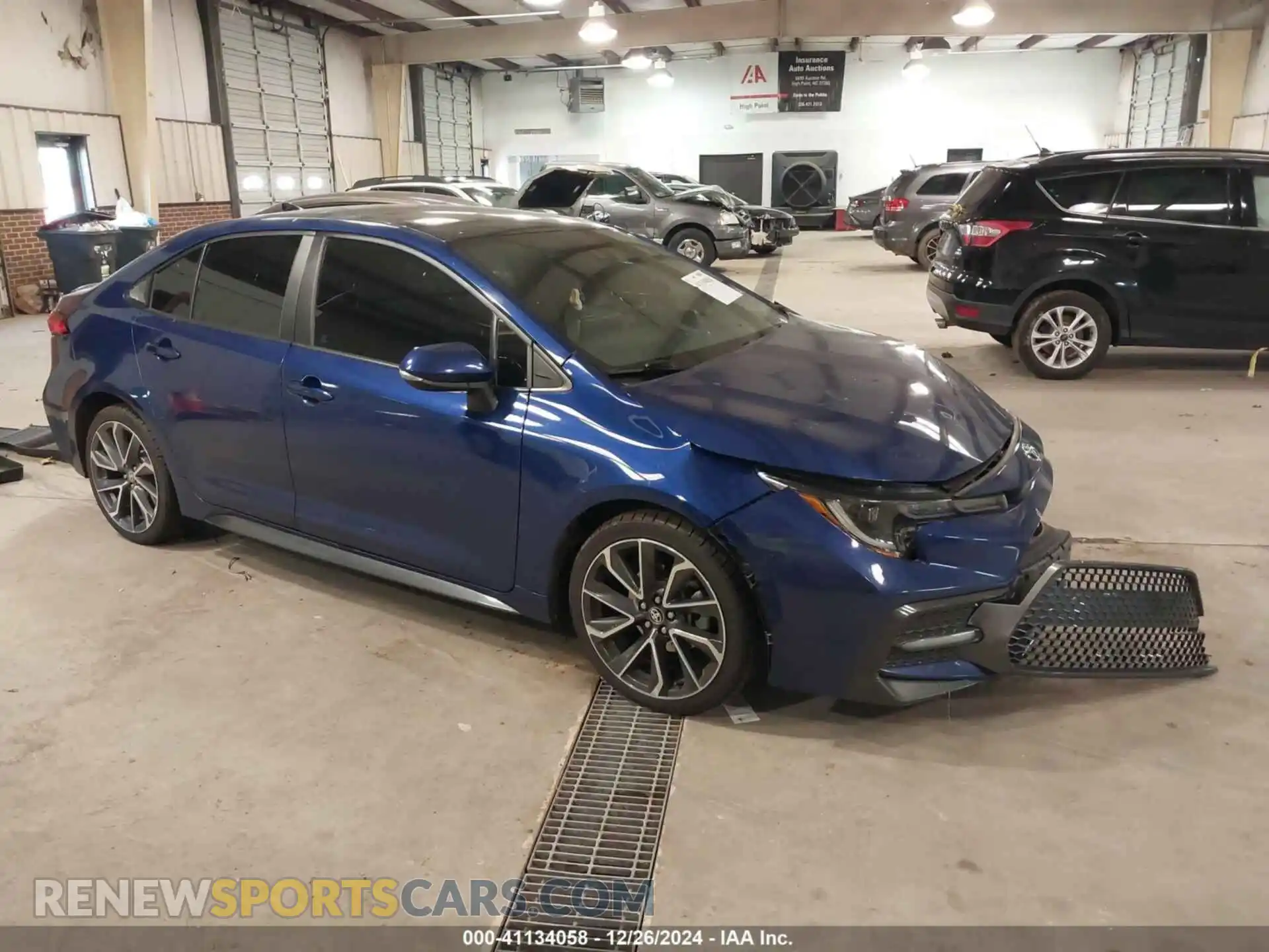 1 Photograph of a damaged car 5YFS4MCE6MP066754 TOYOTA COROLLA 2021