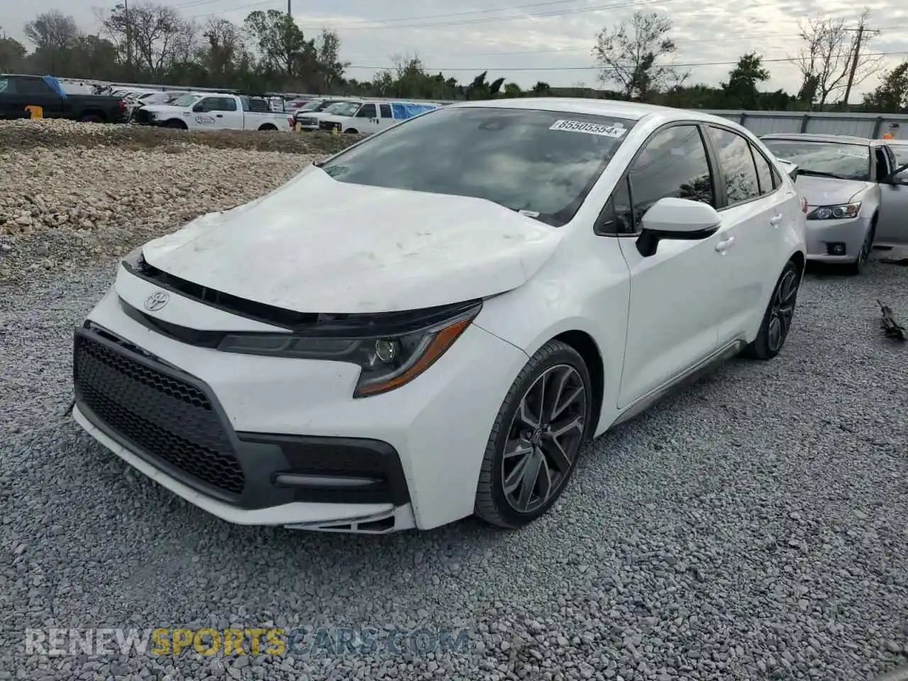 1 Photograph of a damaged car 5YFS4MCE6MP066771 TOYOTA COROLLA 2021