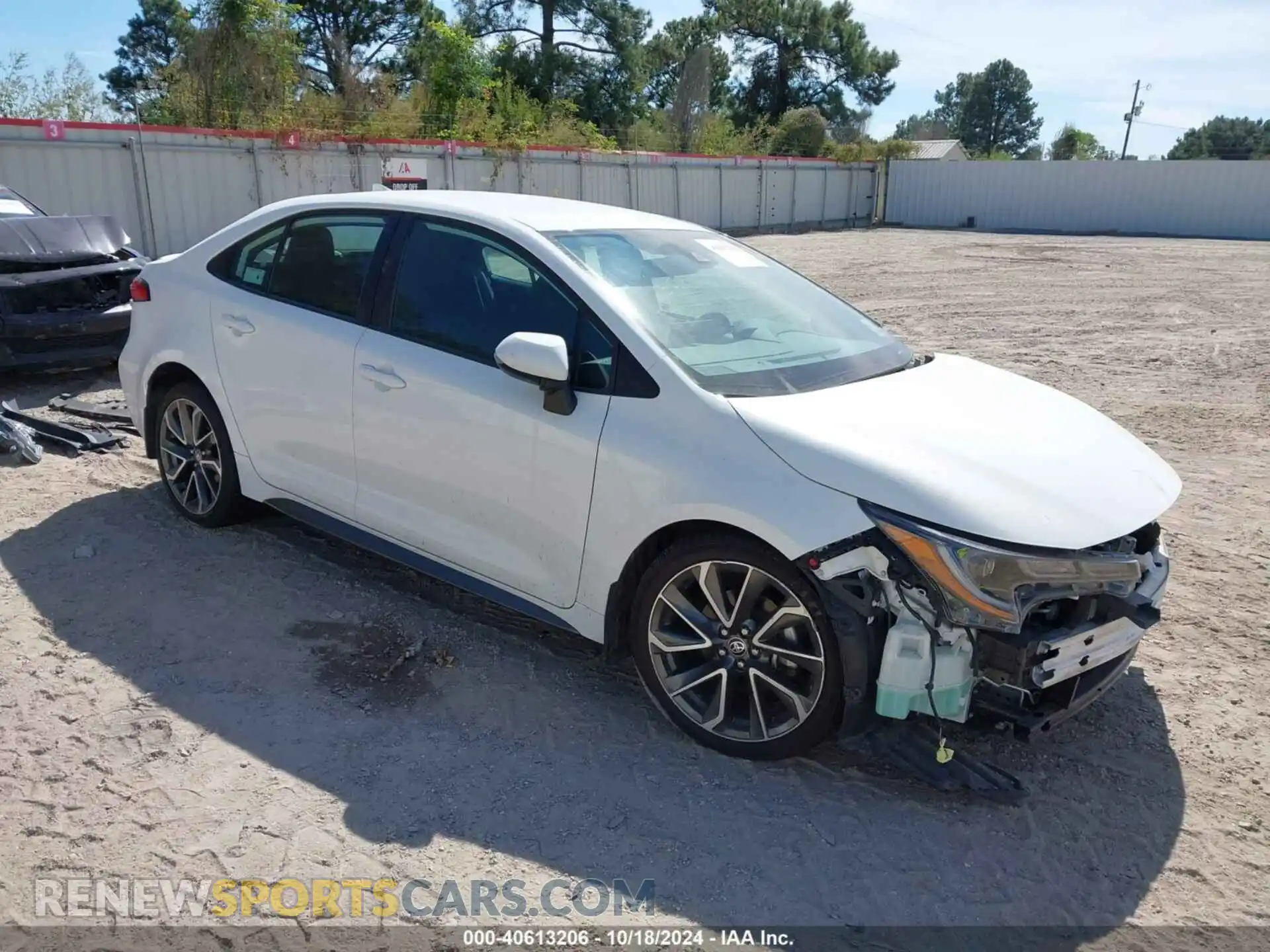 1 Photograph of a damaged car 5YFS4MCE6MP066947 TOYOTA COROLLA 2021