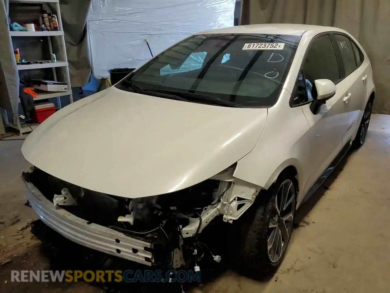 2 Photograph of a damaged car 5YFS4MCE6MP066964 TOYOTA COROLLA 2021