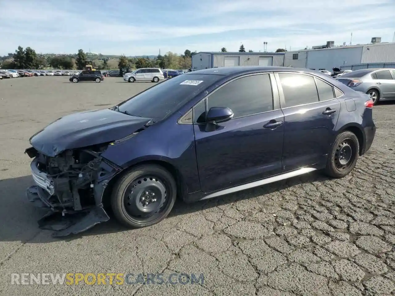 1 Photograph of a damaged car 5YFS4MCE6MP069248 TOYOTA COROLLA 2021