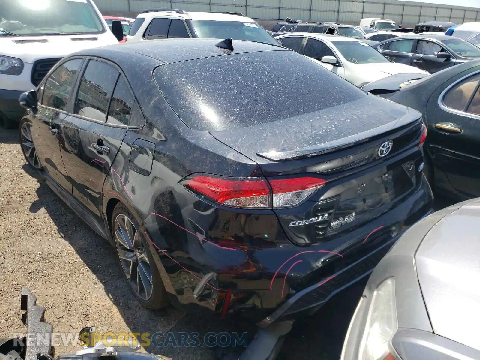 3 Photograph of a damaged car 5YFS4MCE6MP070920 TOYOTA COROLLA 2021