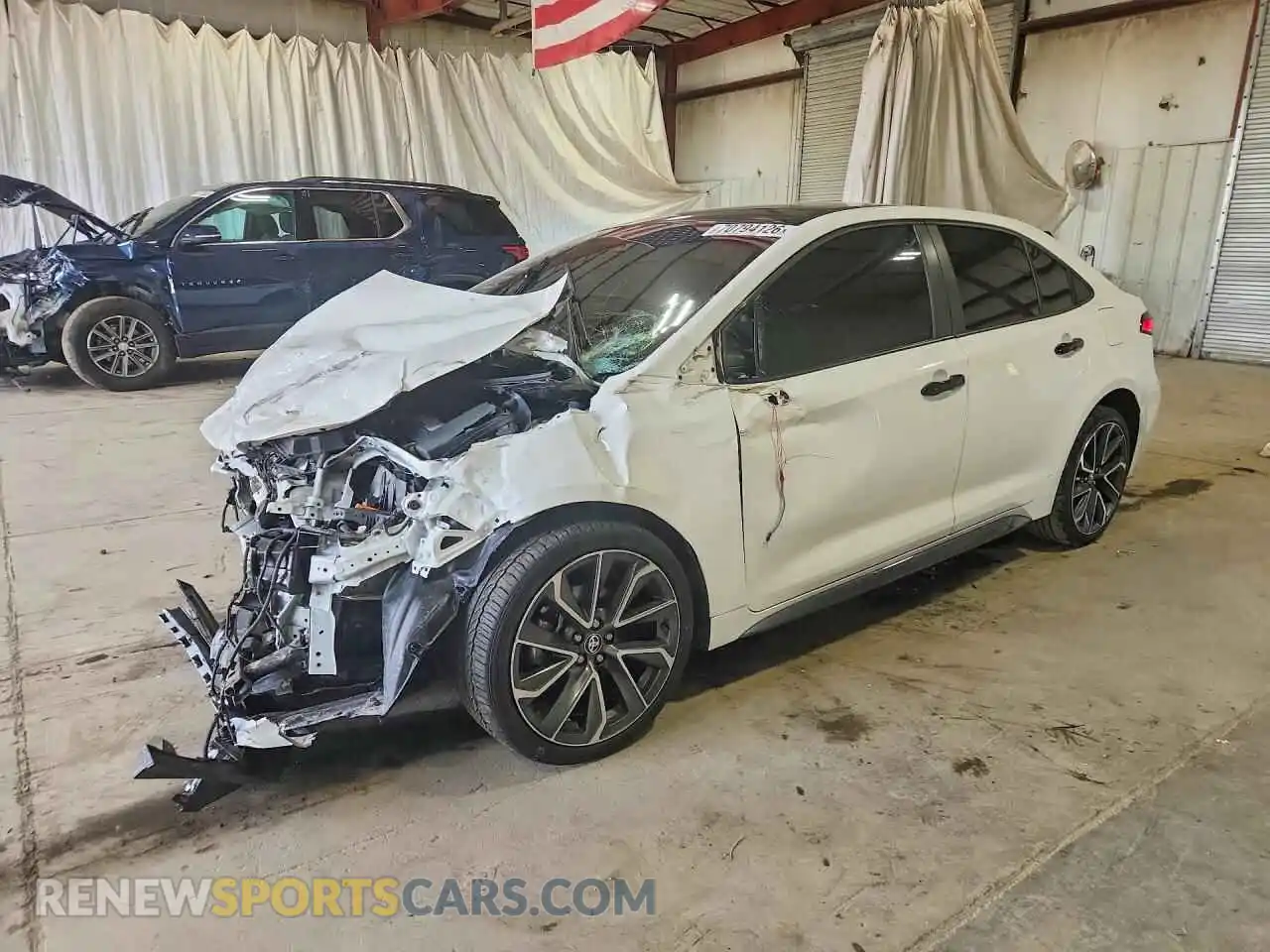 1 Photograph of a damaged car 5YFS4MCE6MP080721 TOYOTA COROLLA 2021