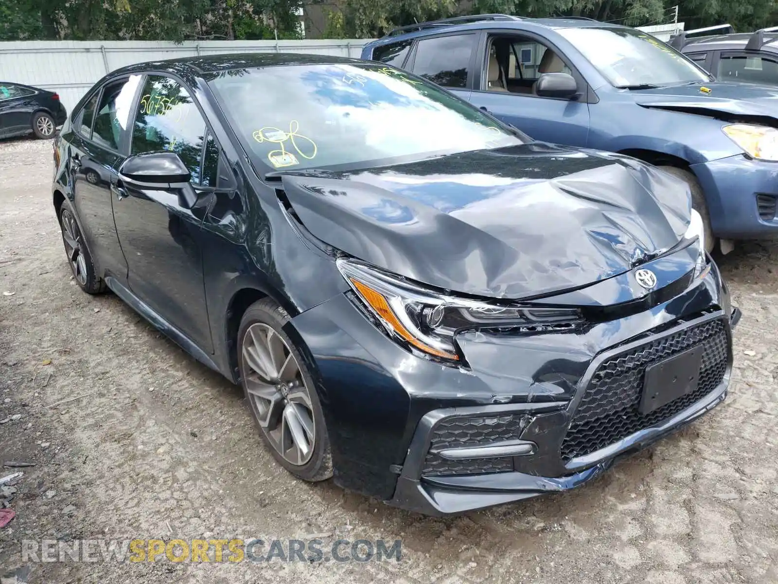 1 Photograph of a damaged car 5YFS4MCE6MP081092 TOYOTA COROLLA 2021