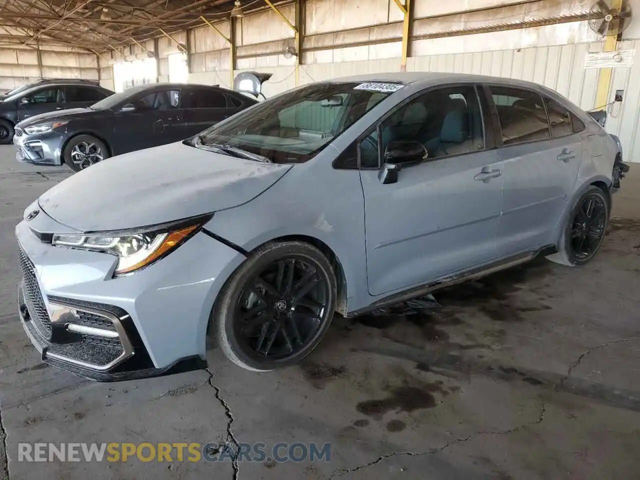 1 Photograph of a damaged car 5YFS4MCE6MP085921 TOYOTA COROLLA 2021