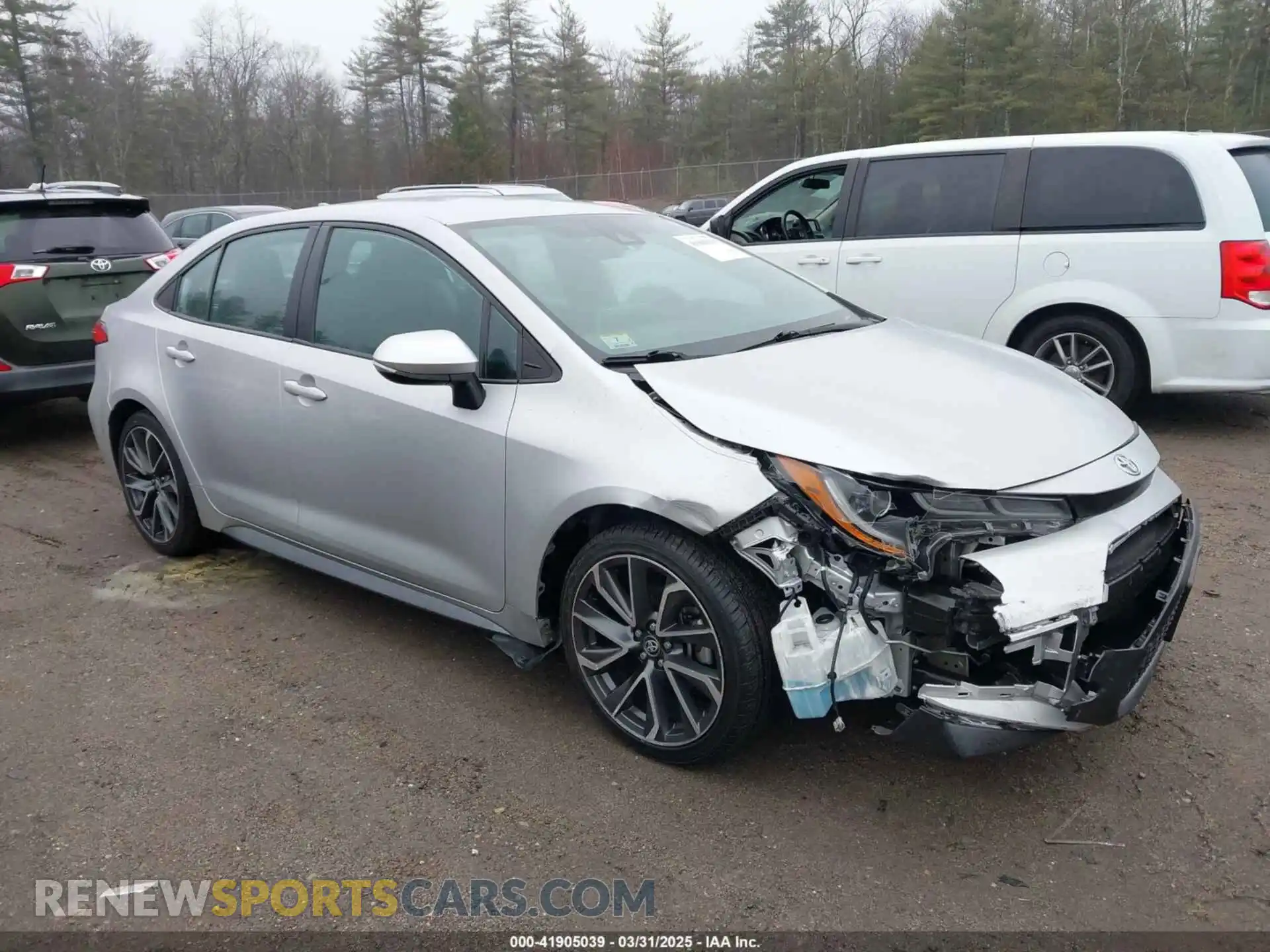 1 Photograph of a damaged car 5YFS4MCE6MP088849 TOYOTA COROLLA 2021