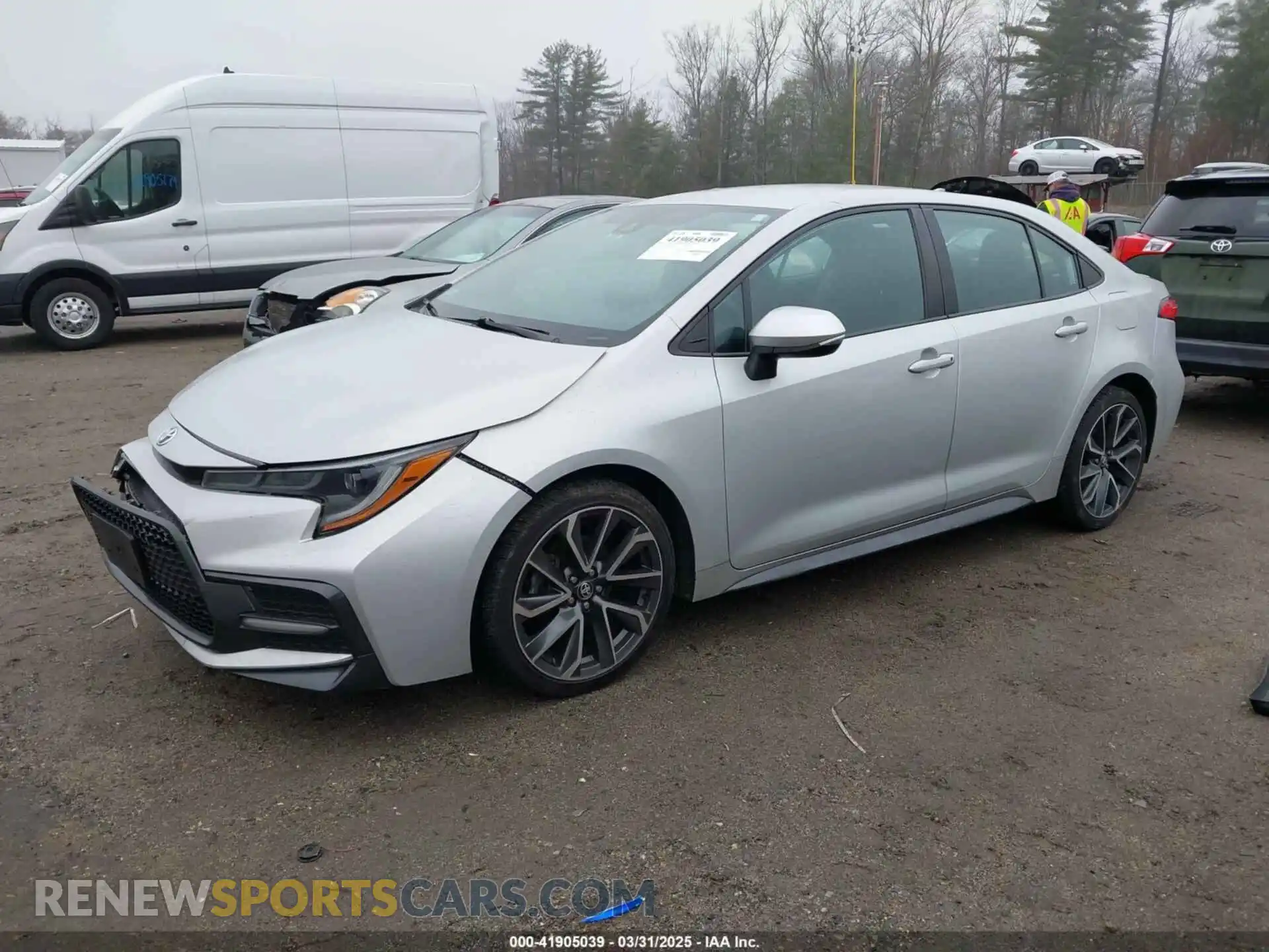 2 Photograph of a damaged car 5YFS4MCE6MP088849 TOYOTA COROLLA 2021