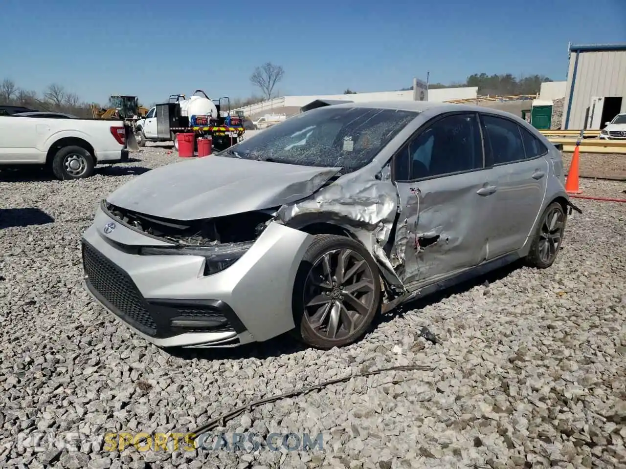 1 Photograph of a damaged car 5YFS4MCE6MP090407 TOYOTA COROLLA 2021