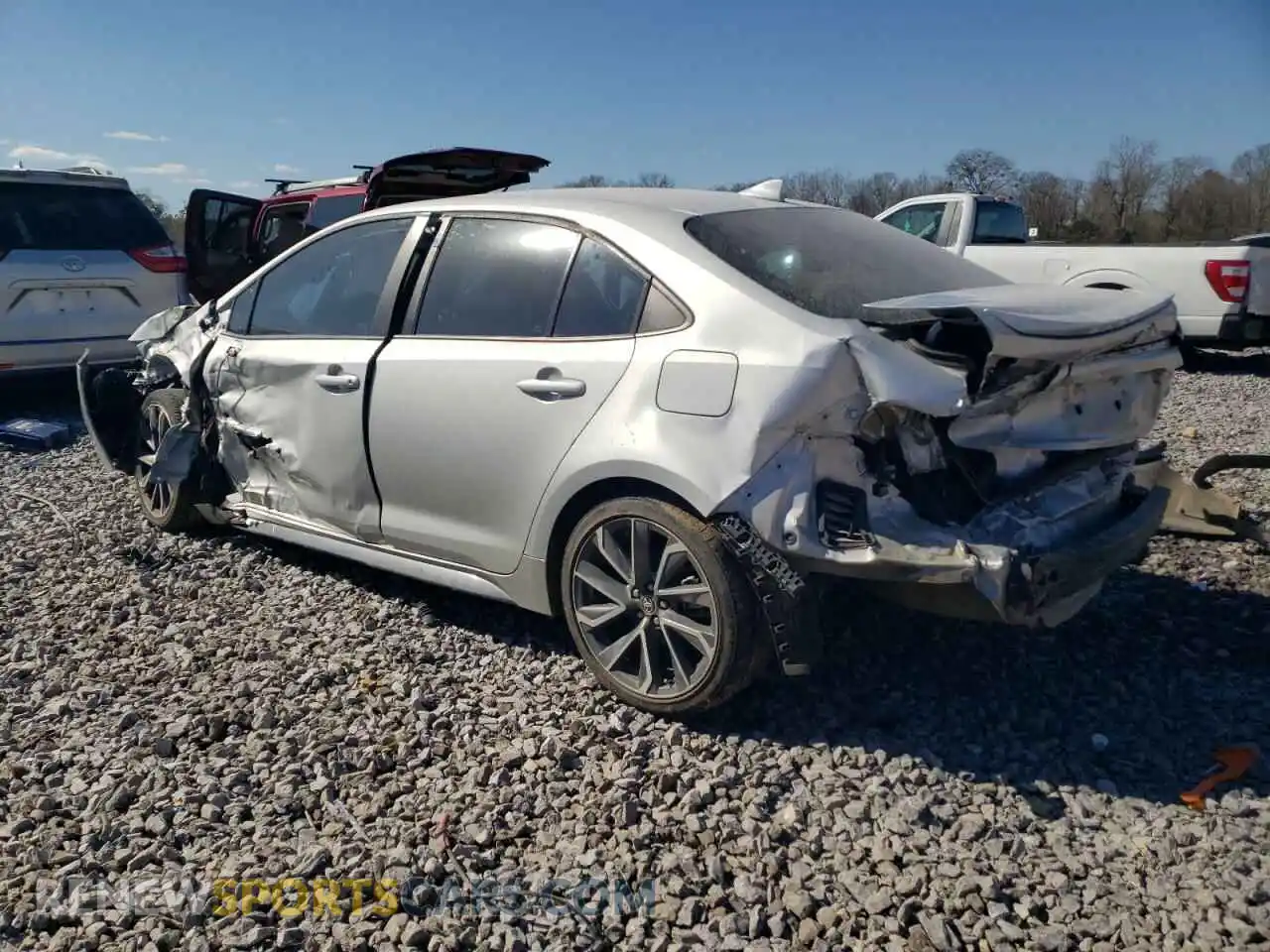 2 Photograph of a damaged car 5YFS4MCE6MP090407 TOYOTA COROLLA 2021