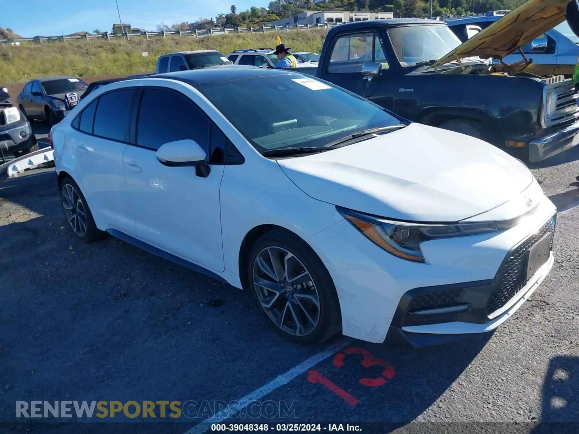1 Photograph of a damaged car 5YFS4MCE7MP070215 TOYOTA COROLLA 2021