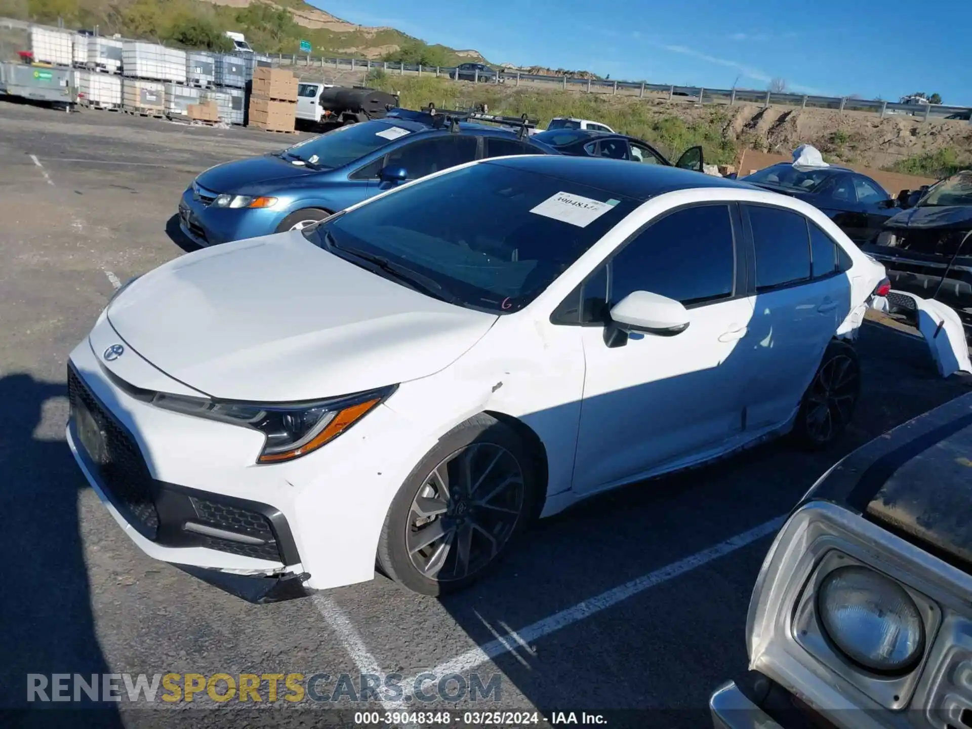 2 Photograph of a damaged car 5YFS4MCE7MP070215 TOYOTA COROLLA 2021