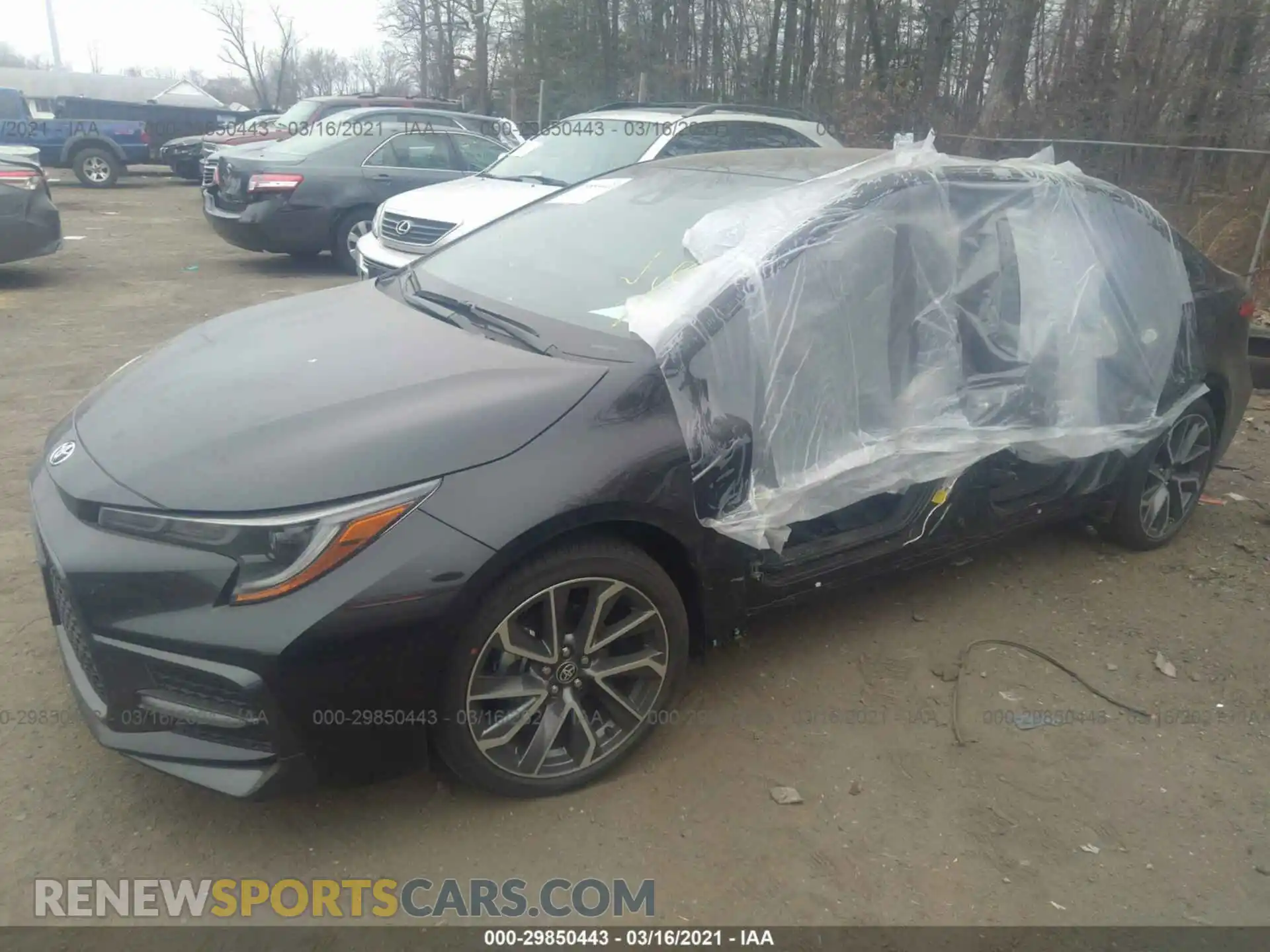2 Photograph of a damaged car 5YFS4MCE7MP070506 TOYOTA COROLLA 2021