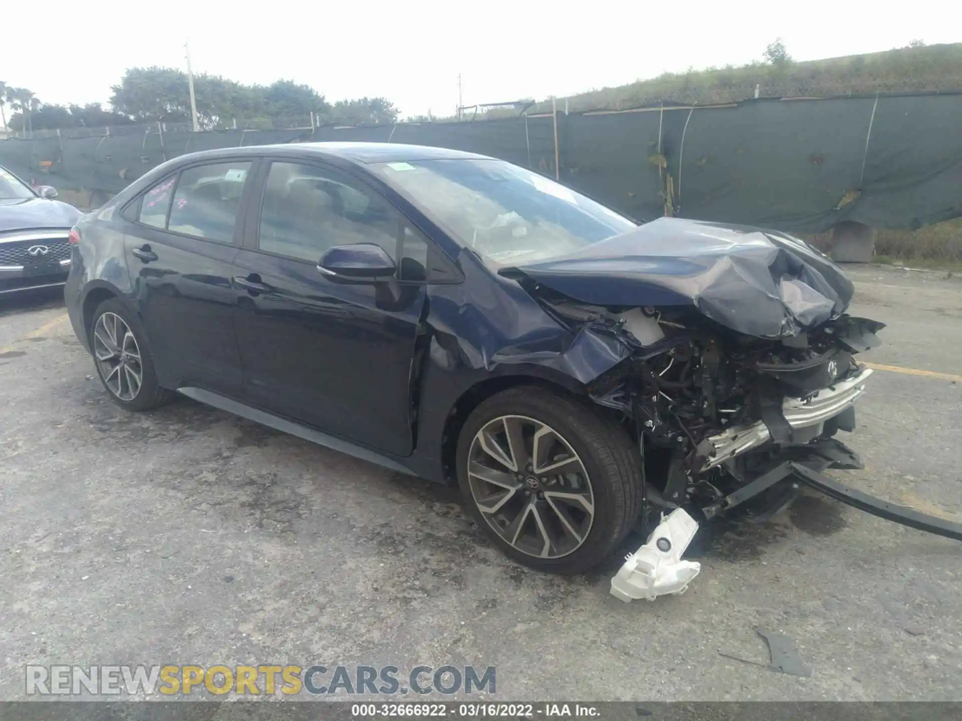 1 Фотография поврежденного автомобиля 5YFS4MCE7MP070537 TOYOTA COROLLA 2021