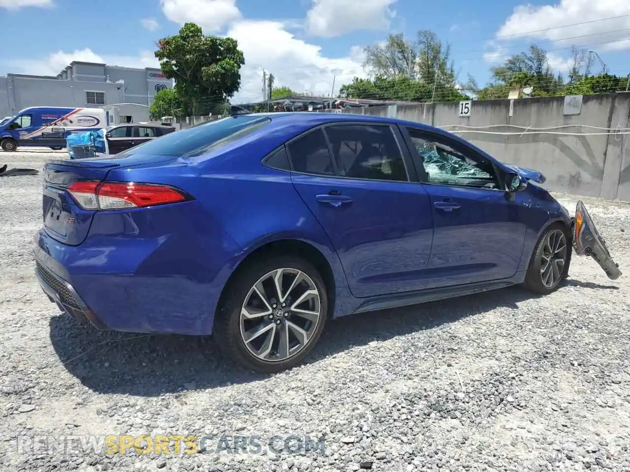 3 Photograph of a damaged car 5YFS4MCE7MP071140 TOYOTA COROLLA 2021