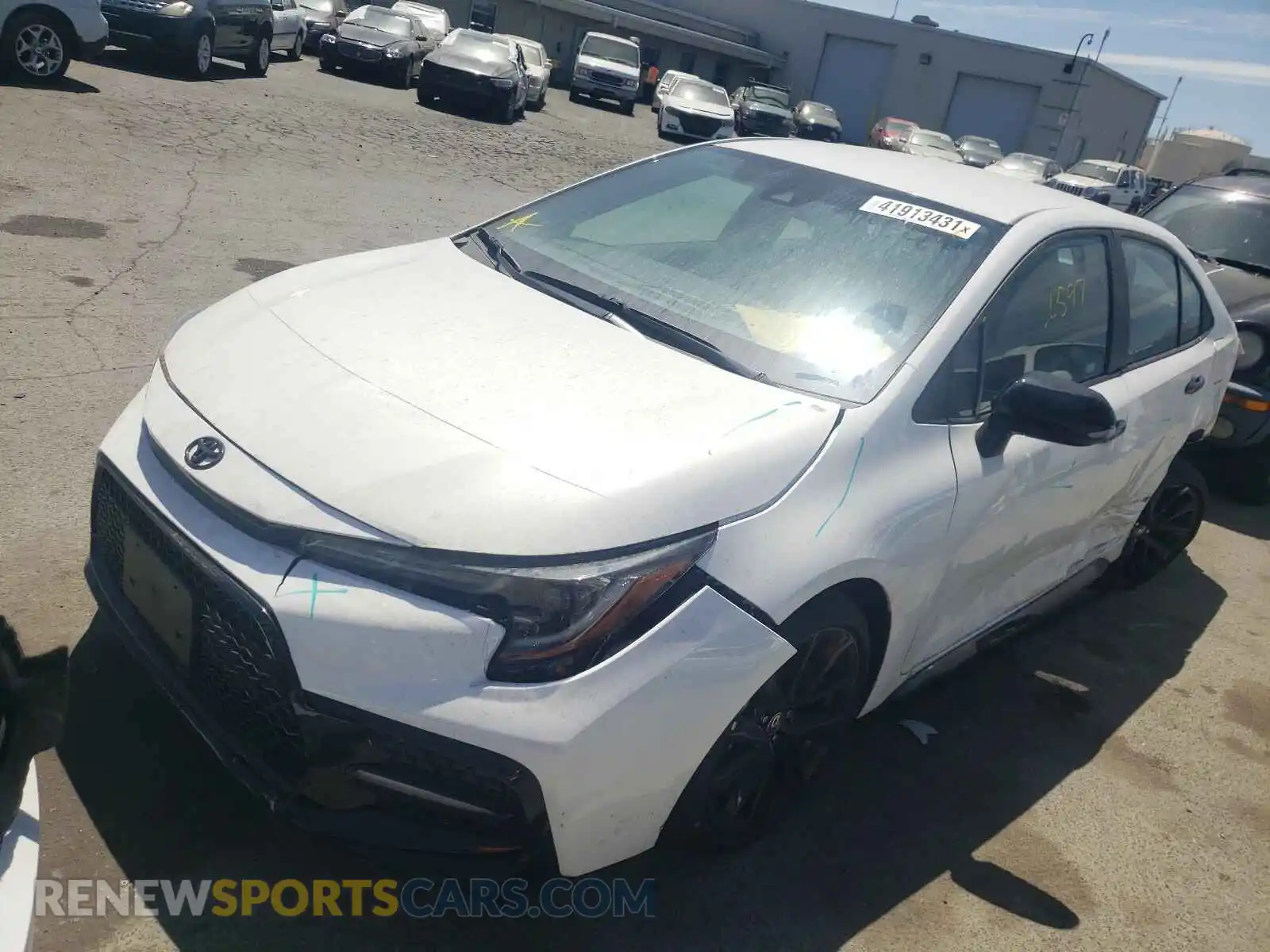 2 Photograph of a damaged car 5YFS4MCE7MP072031 TOYOTA COROLLA 2021