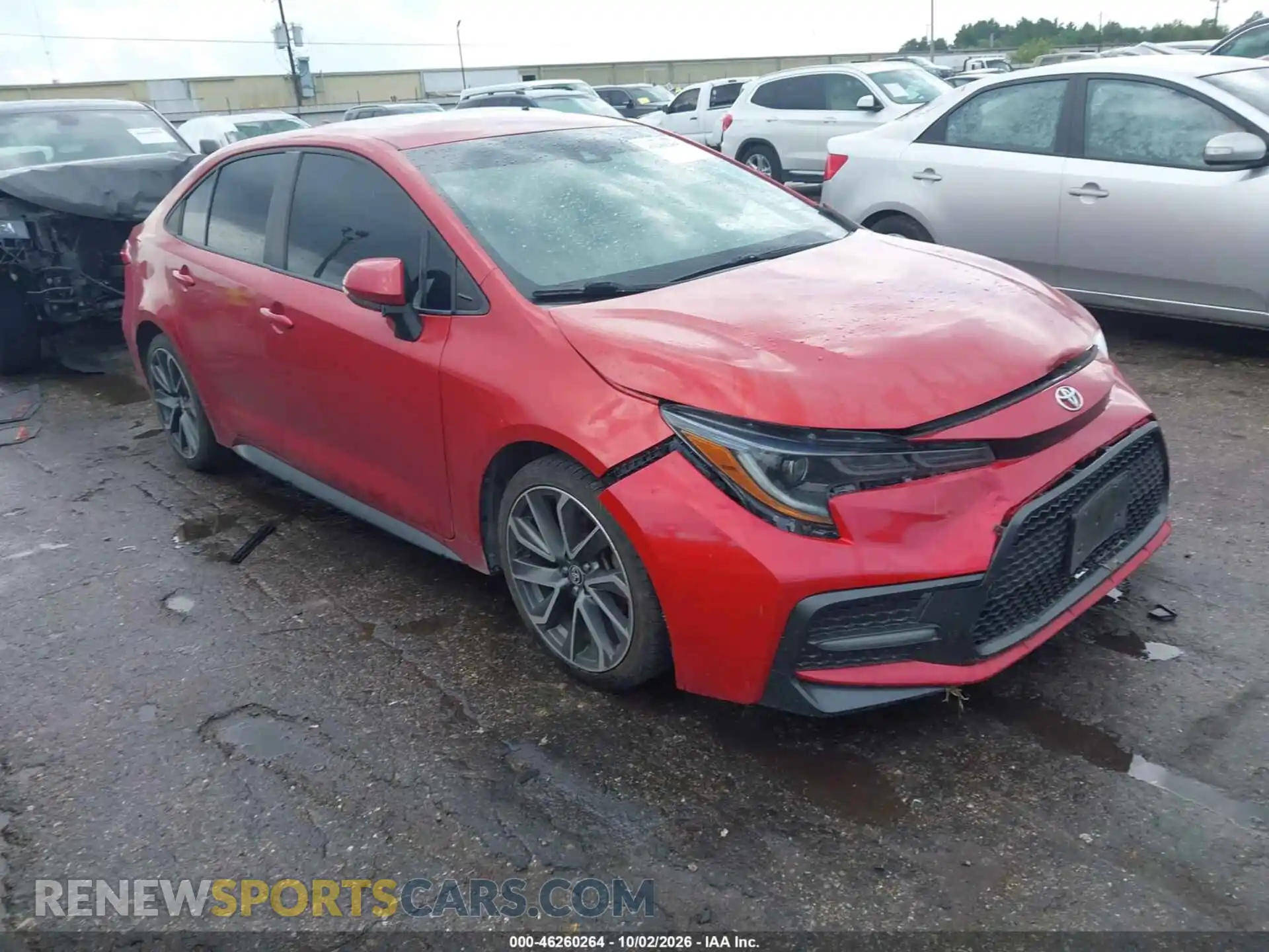 1 fotografías del automóvil dañado 5YFS4MCE7MP072076 TOYOTA COROLLA 2021