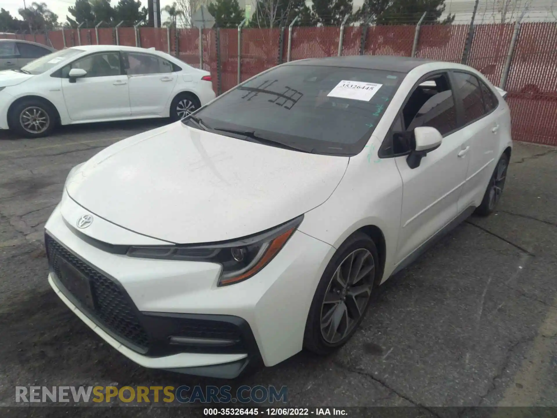 2 Photograph of a damaged car 5YFS4MCE7MP074684 TOYOTA COROLLA 2021