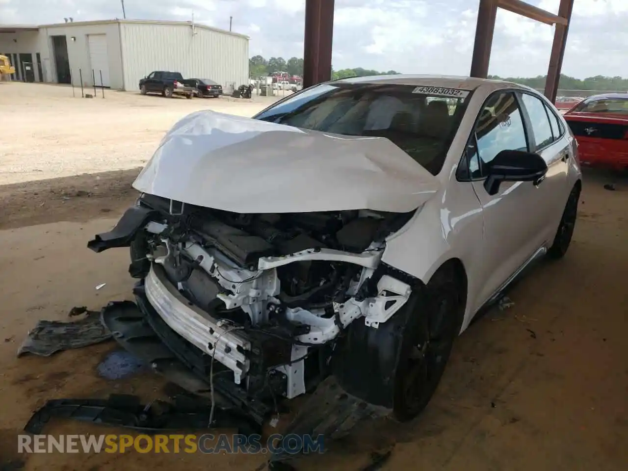 2 Photograph of a damaged car 5YFS4MCE7MP076323 TOYOTA COROLLA 2021