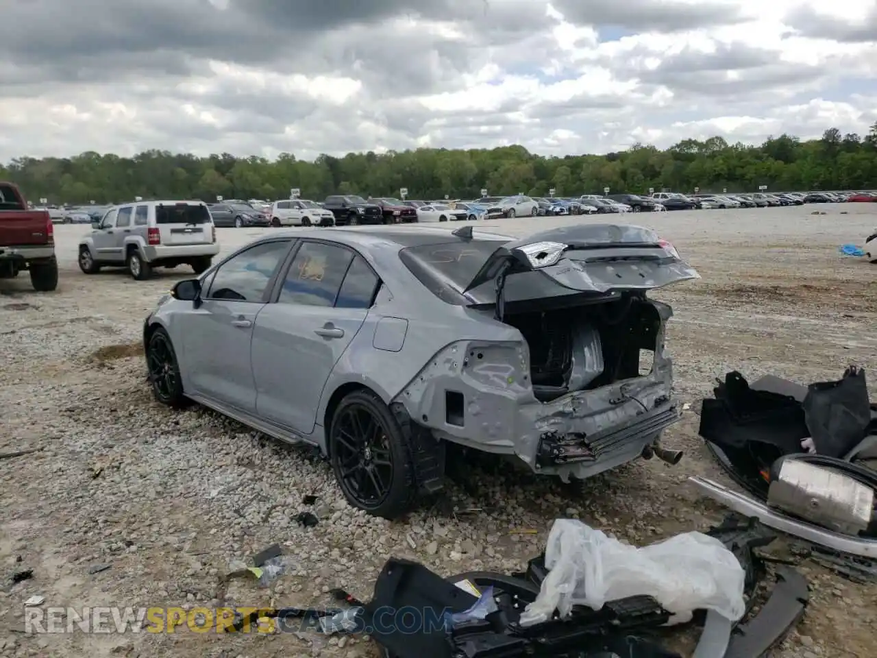 3 Photograph of a damaged car 5YFS4MCE7MP078427 TOYOTA COROLLA 2021