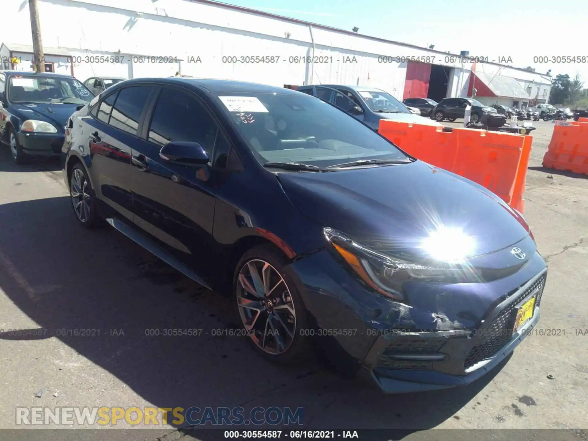 1 Photograph of a damaged car 5YFS4MCE7MP079450 TOYOTA COROLLA 2021