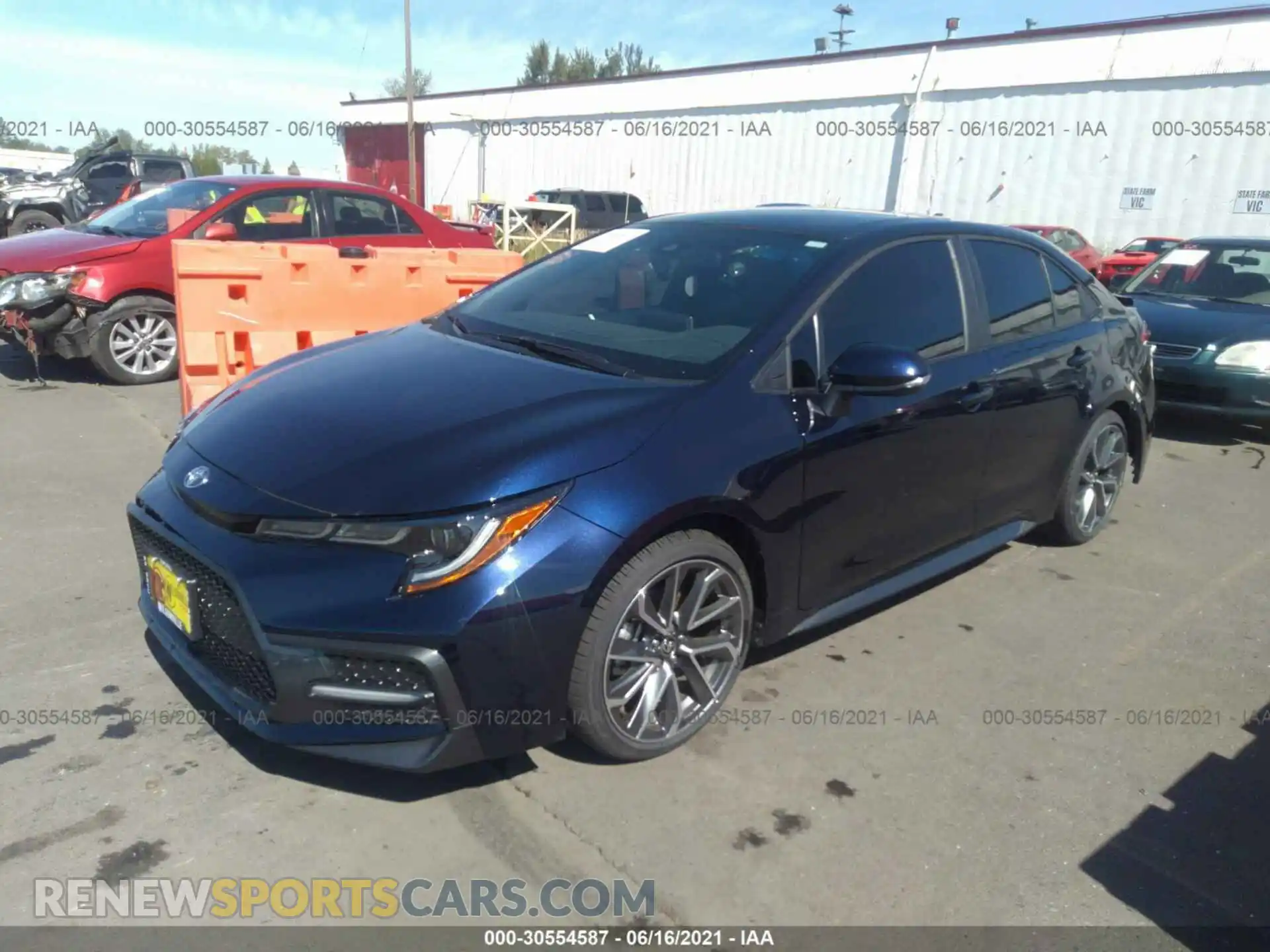 2 Photograph of a damaged car 5YFS4MCE7MP079450 TOYOTA COROLLA 2021