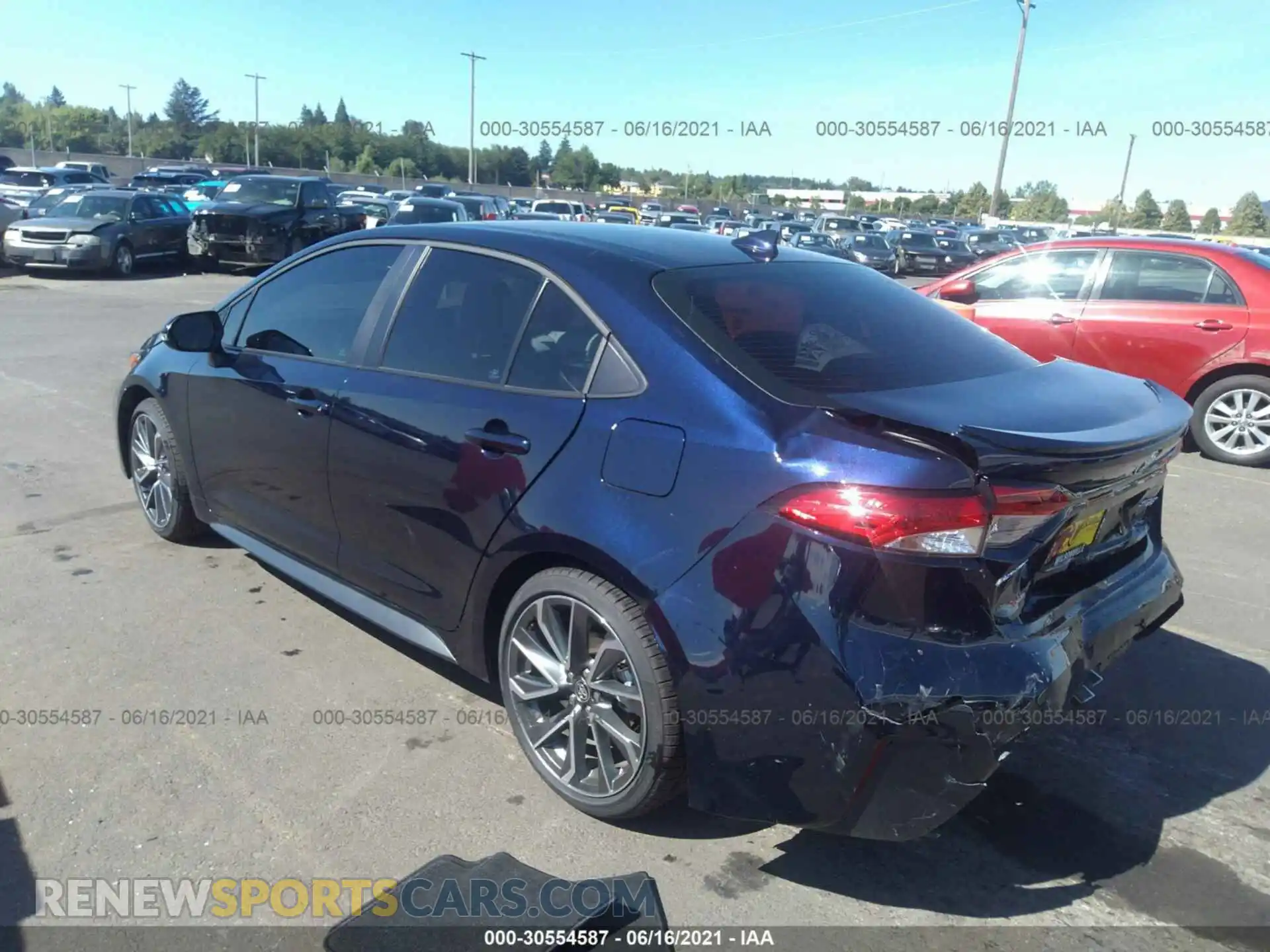 3 Photograph of a damaged car 5YFS4MCE7MP079450 TOYOTA COROLLA 2021