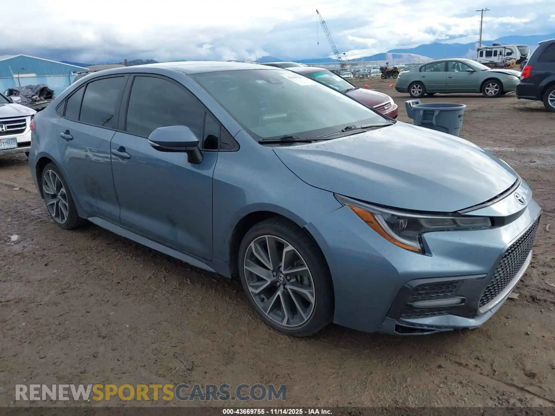 1 Photograph of a damaged car 5YFS4MCE7MP082087 TOYOTA COROLLA 2021