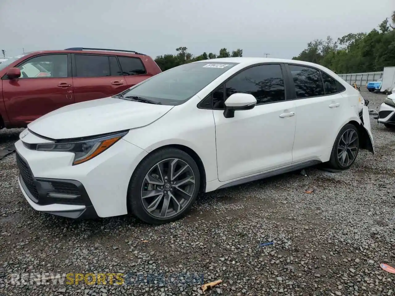 1 Photograph of a damaged car 5YFS4MCE7MP086608 TOYOTA COROLLA 2021
