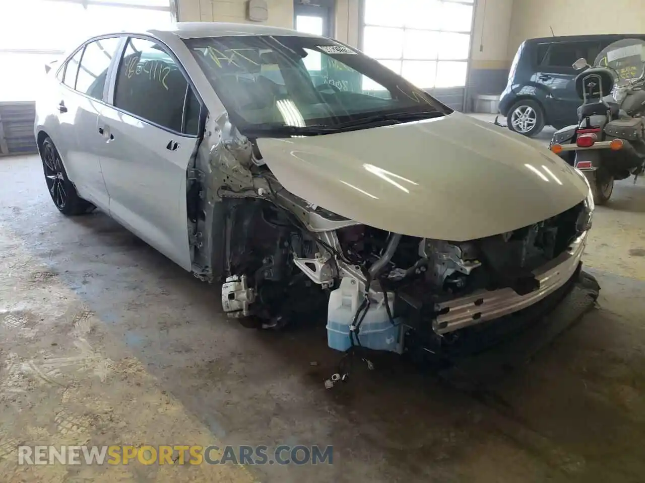 1 Photograph of a damaged car 5YFS4MCE7MP088147 TOYOTA COROLLA 2021