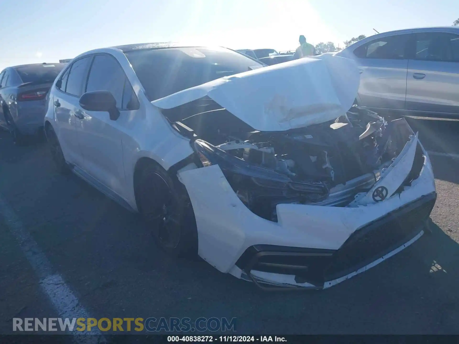 1 Photograph of a damaged car 5YFS4MCE7MP091601 TOYOTA COROLLA 2021