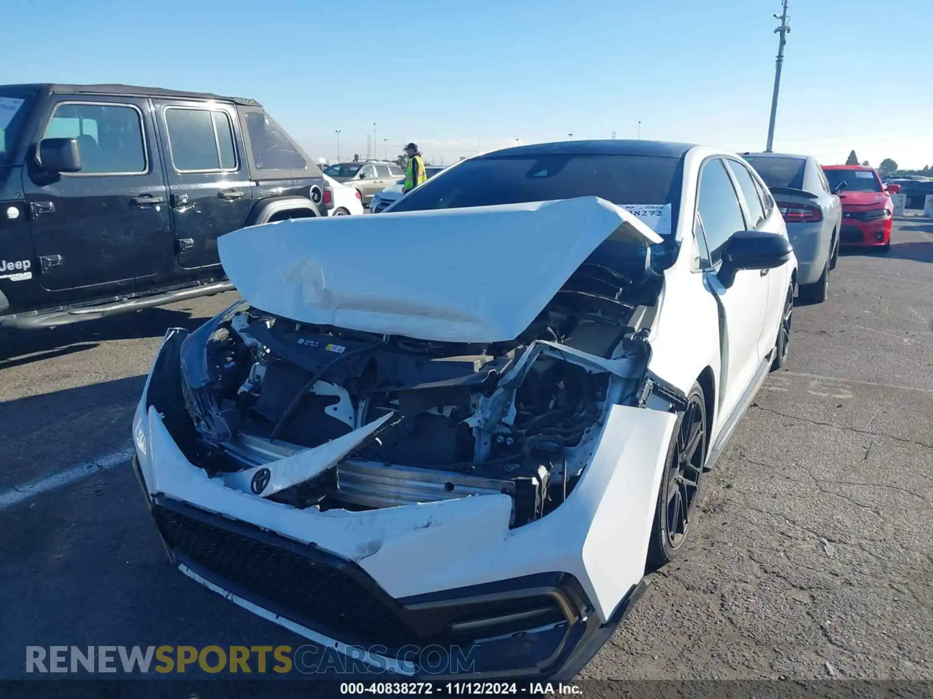 2 Photograph of a damaged car 5YFS4MCE7MP091601 TOYOTA COROLLA 2021
