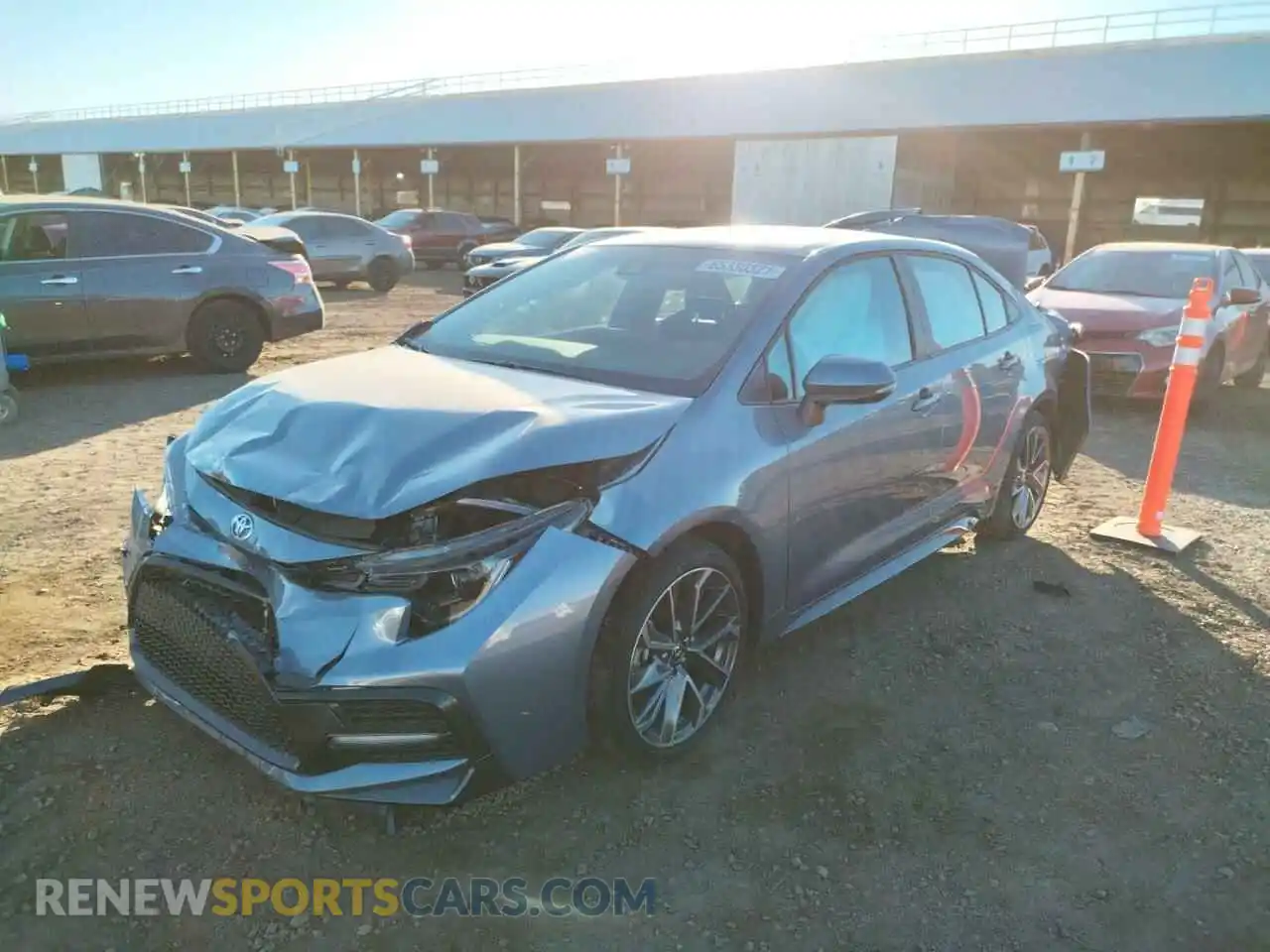 2 Photograph of a damaged car 5YFS4MCE7MP093493 TOYOTA COROLLA 2021