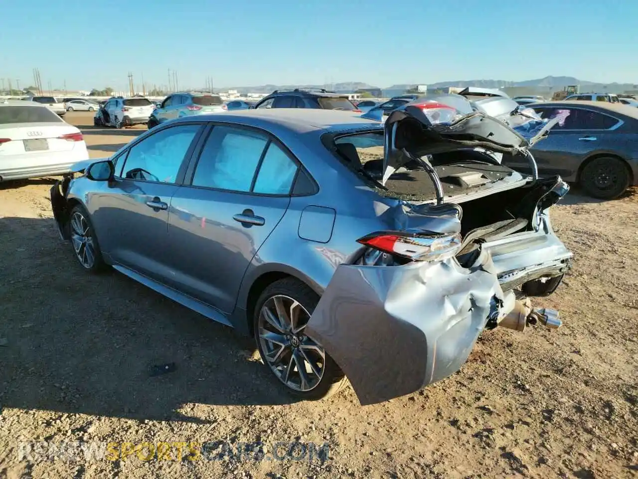 3 Photograph of a damaged car 5YFS4MCE7MP093493 TOYOTA COROLLA 2021