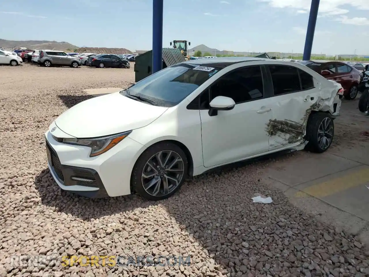 1 Photograph of a damaged car 5YFS4MCE7MP094398 TOYOTA COROLLA 2021