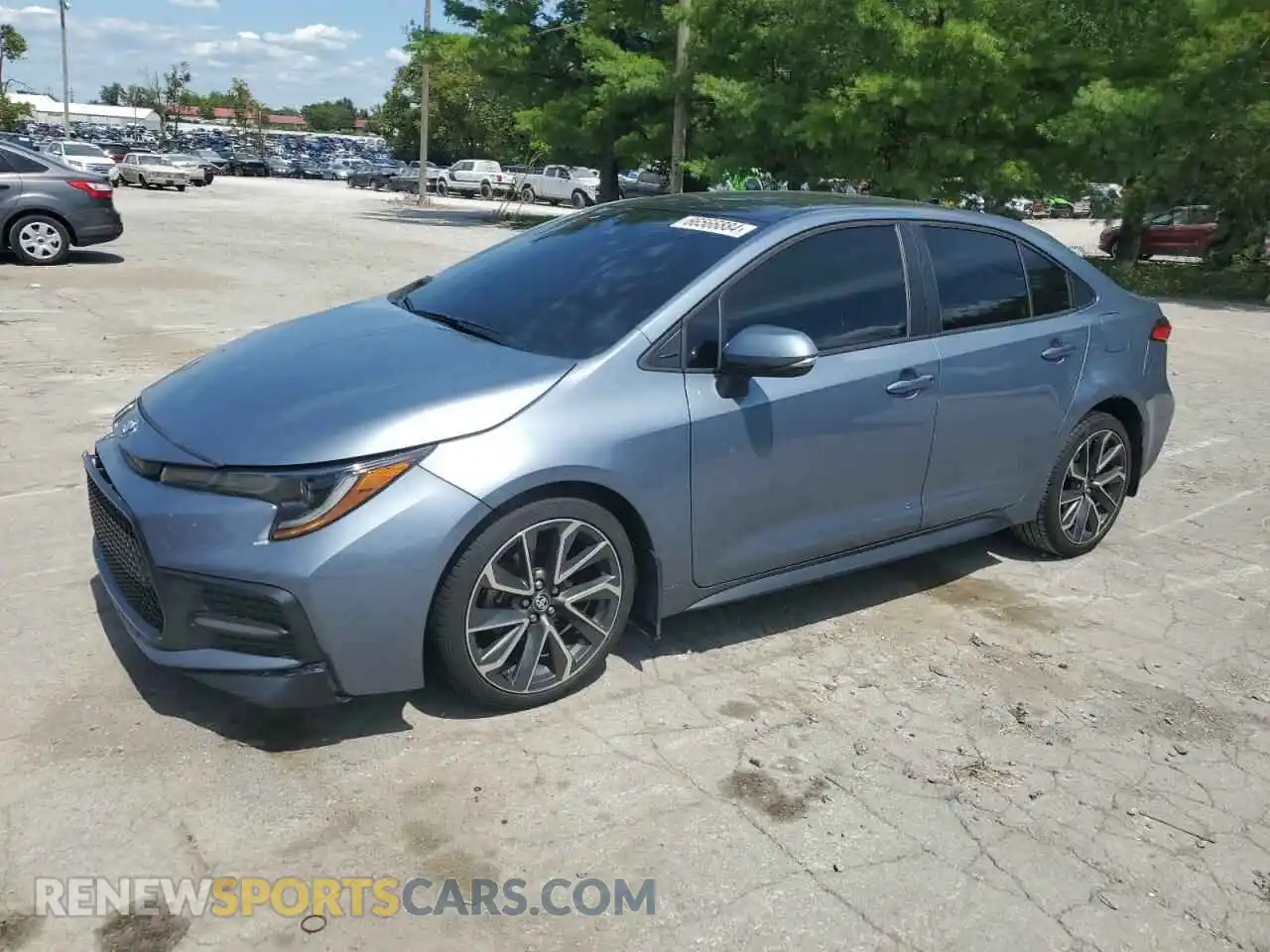 1 Photograph of a damaged car 5YFS4MCE7MP095910 TOYOTA COROLLA 2021