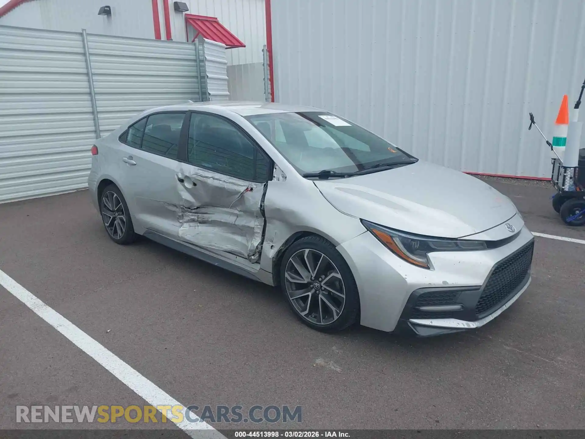 1 Photograph of a damaged car 5YFS4MCE8MP059630 TOYOTA COROLLA 2021