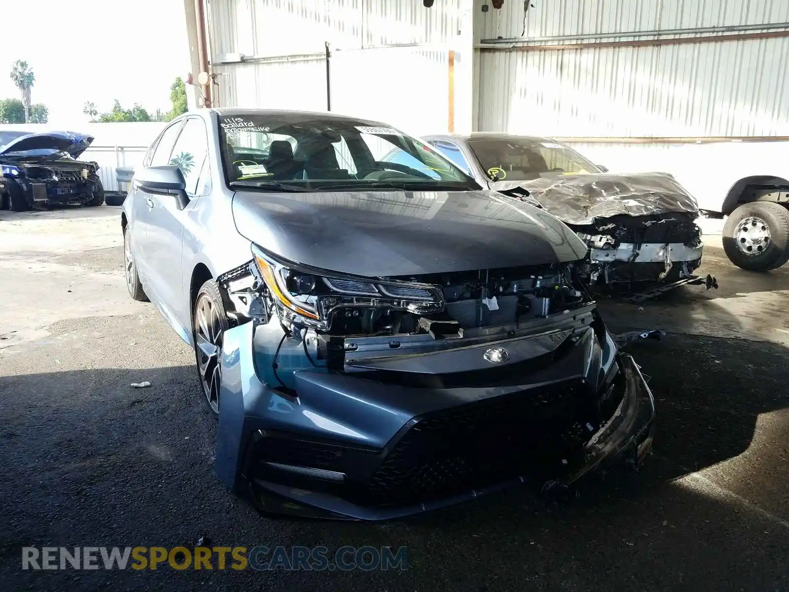 1 Photograph of a damaged car 5YFS4MCE8MP059837 TOYOTA COROLLA 2021