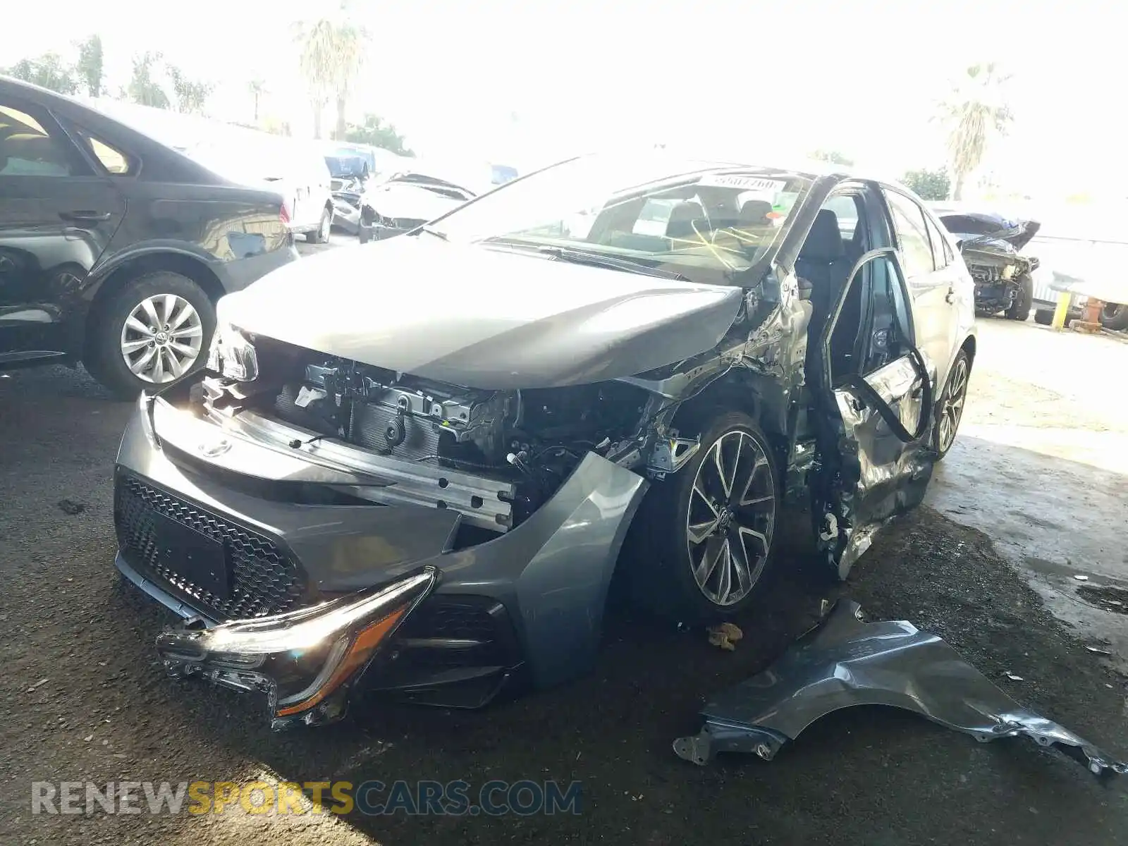 2 Photograph of a damaged car 5YFS4MCE8MP059837 TOYOTA COROLLA 2021