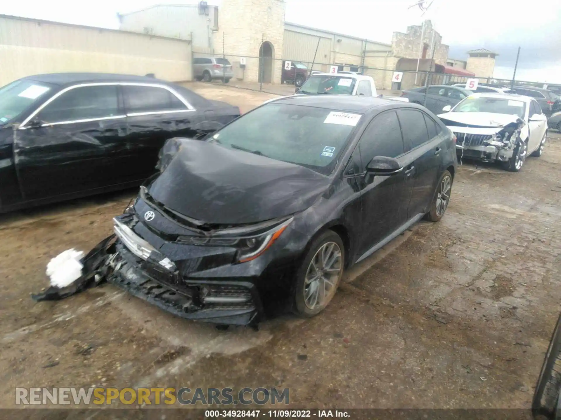 2 Photograph of a damaged car 5YFS4MCE8MP062642 TOYOTA COROLLA 2021