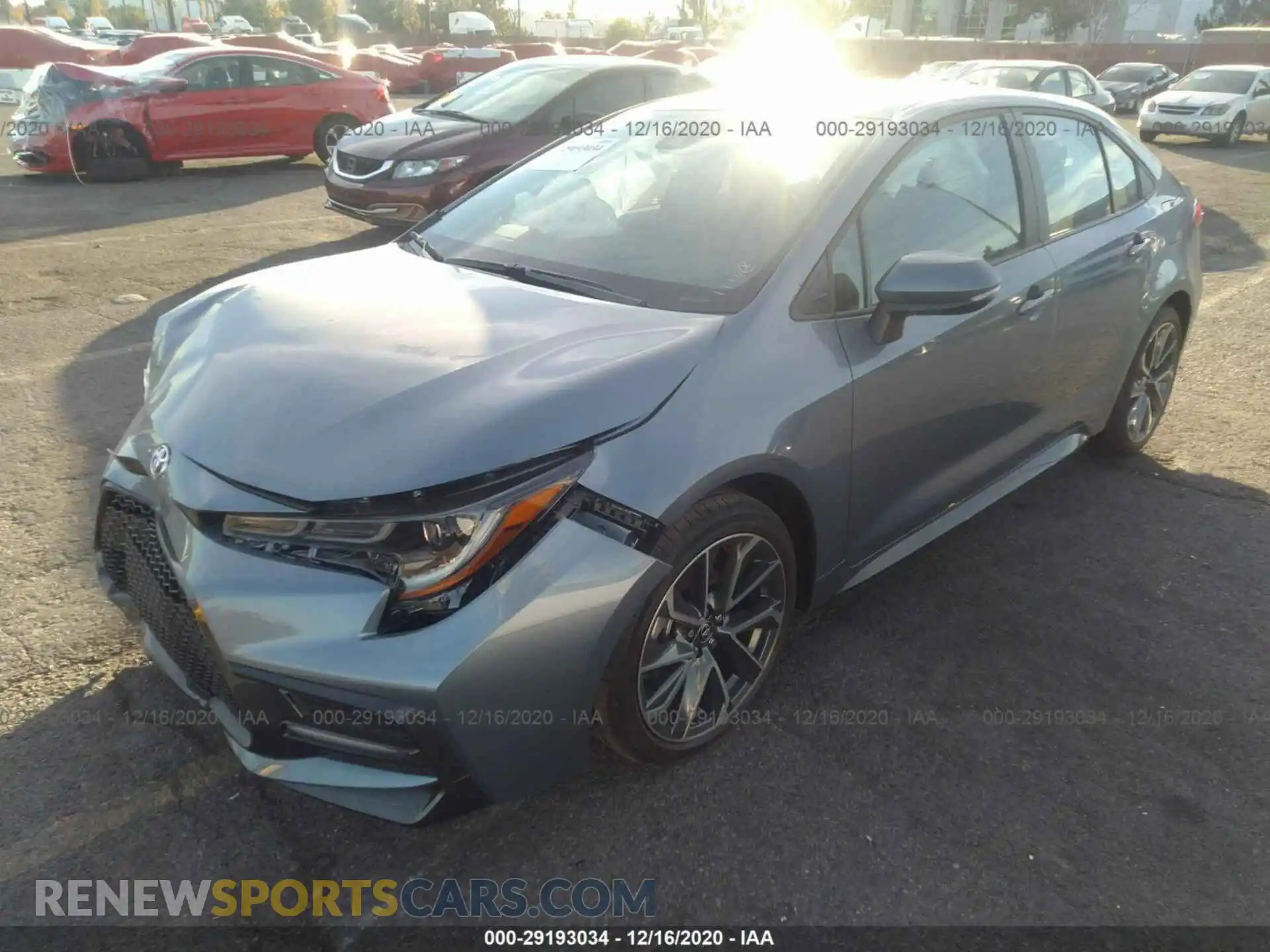 2 Photograph of a damaged car 5YFS4MCE8MP063807 TOYOTA COROLLA 2021