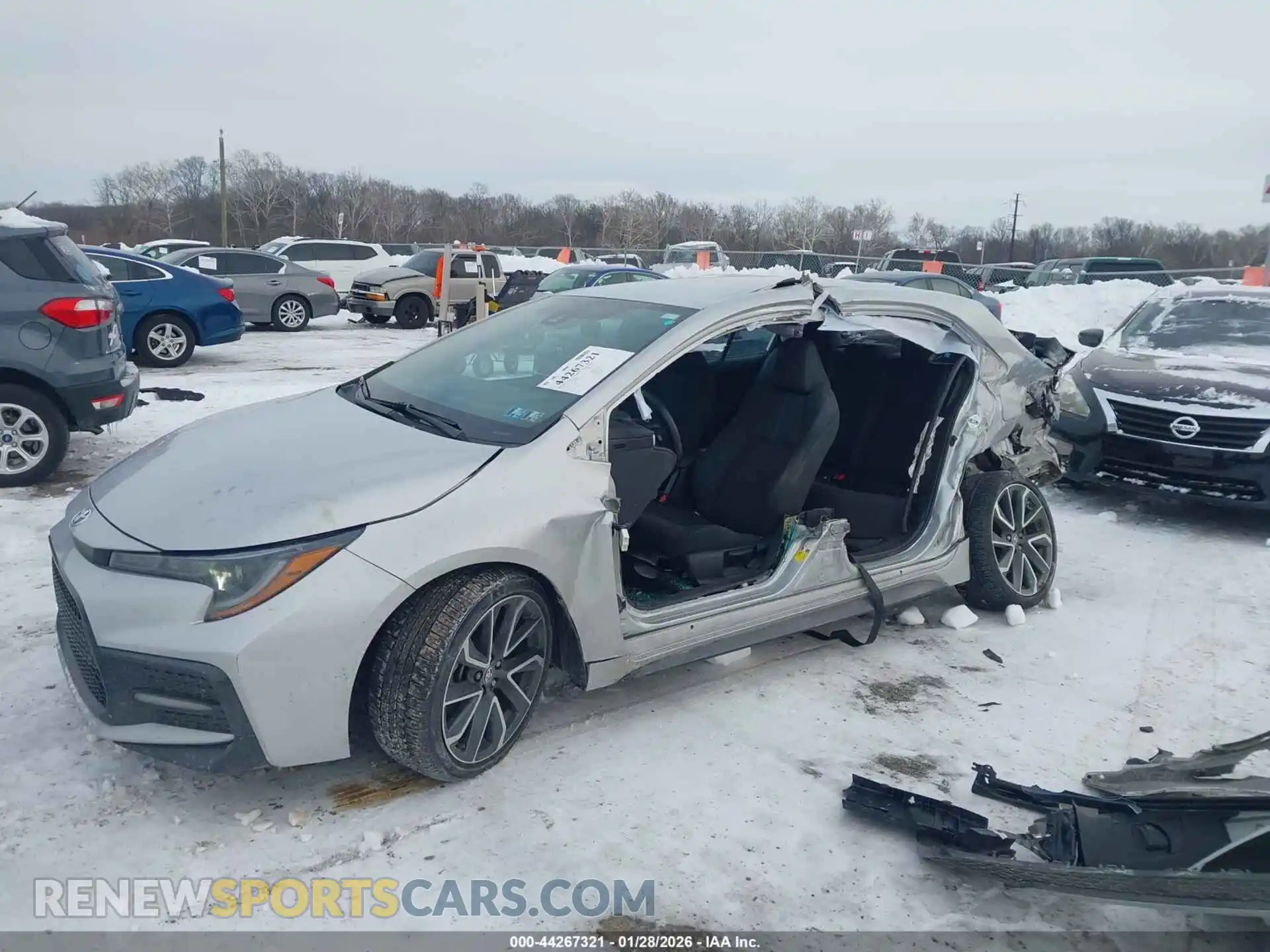 2 Photograph of a damaged car 5YFS4MCE8MP066299 TOYOTA COROLLA 2021