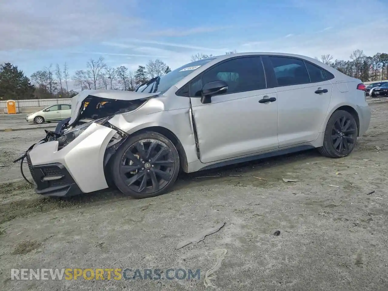1 Photograph of a damaged car 5YFS4MCE8MP072622 TOYOTA COROLLA 2021