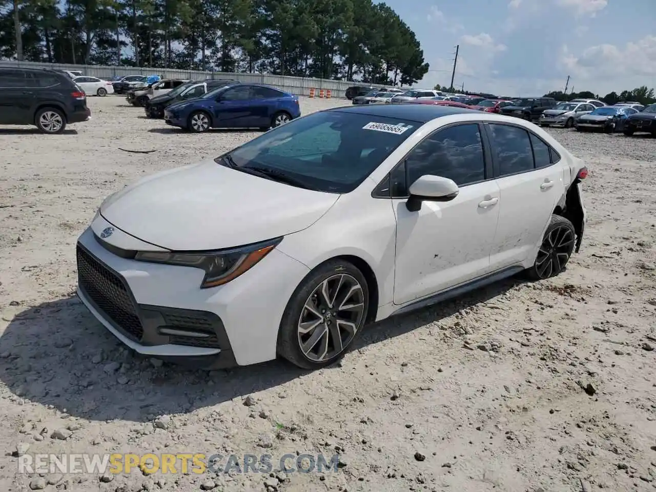 1 Photograph of a damaged car 5YFS4MCE8MP076234 TOYOTA COROLLA 2021
