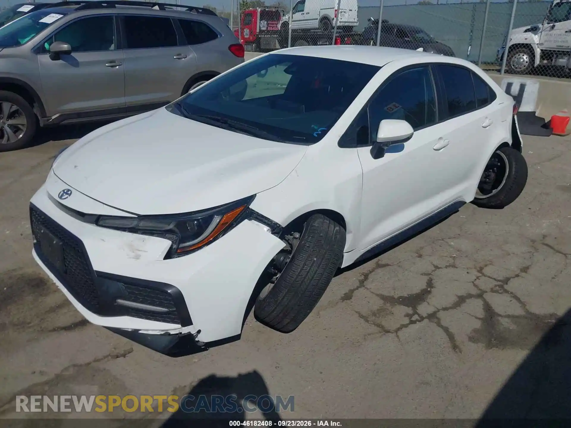 2 Photograph of a damaged car 5YFS4MCE8MP077528 TOYOTA COROLLA 2021