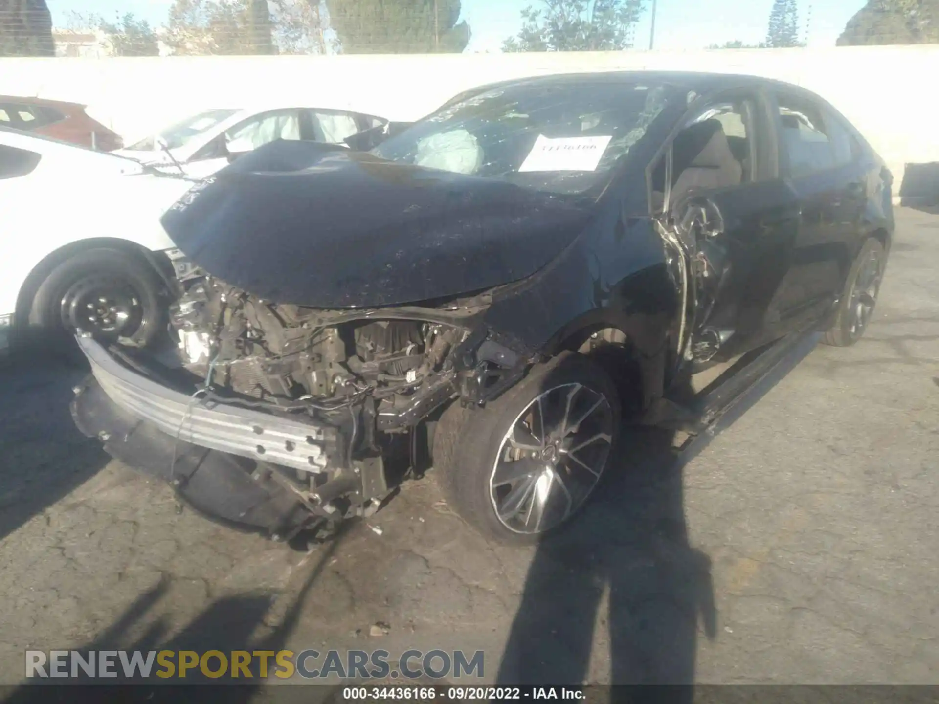 2 Photograph of a damaged car 5YFS4MCE8MP078291 TOYOTA COROLLA 2021