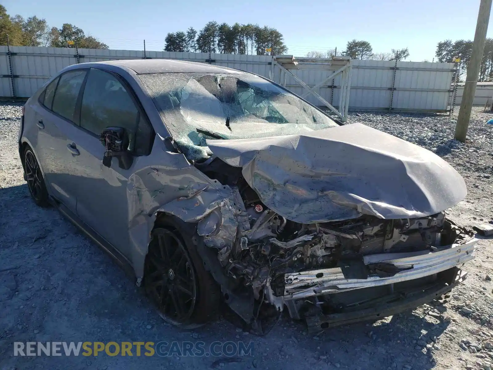 1 Photograph of a damaged car 5YFS4MCE8MP078775 TOYOTA COROLLA 2021