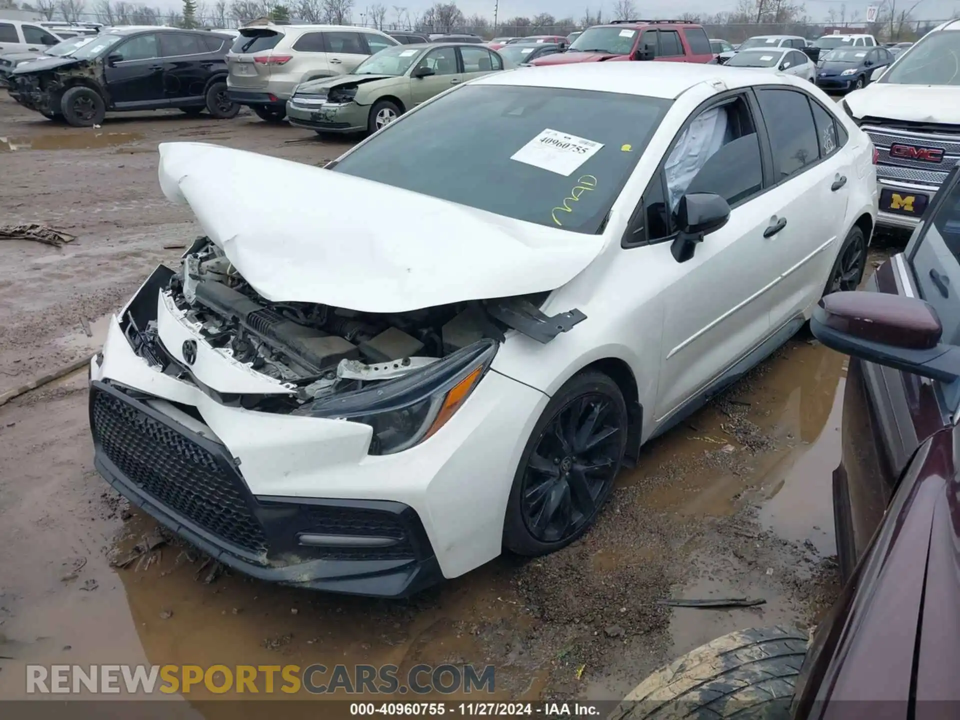 2 Photograph of a damaged car 5YFS4MCE8MP080347 TOYOTA COROLLA 2021