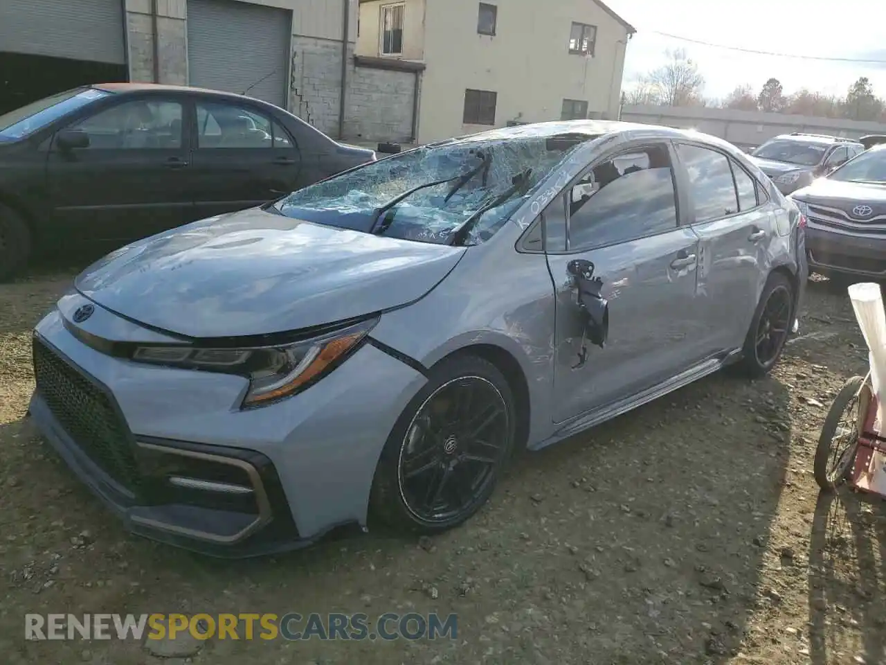1 Photograph of a damaged car 5YFS4MCE8MP083152 TOYOTA COROLLA 2021