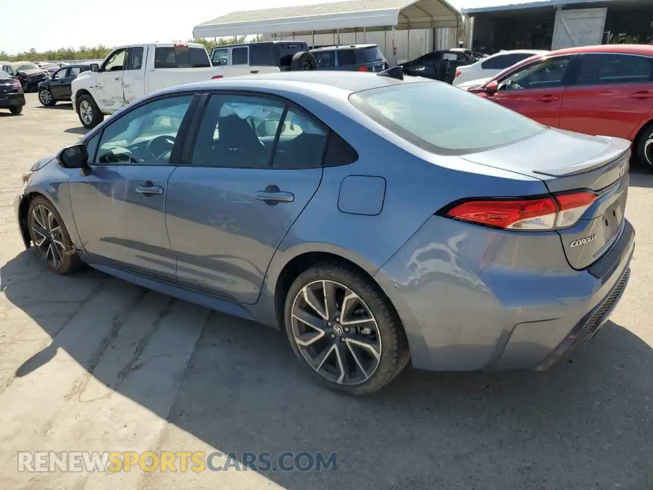 2 Photograph of a damaged car 5YFS4MCE8MP090117 TOYOTA COROLLA 2021