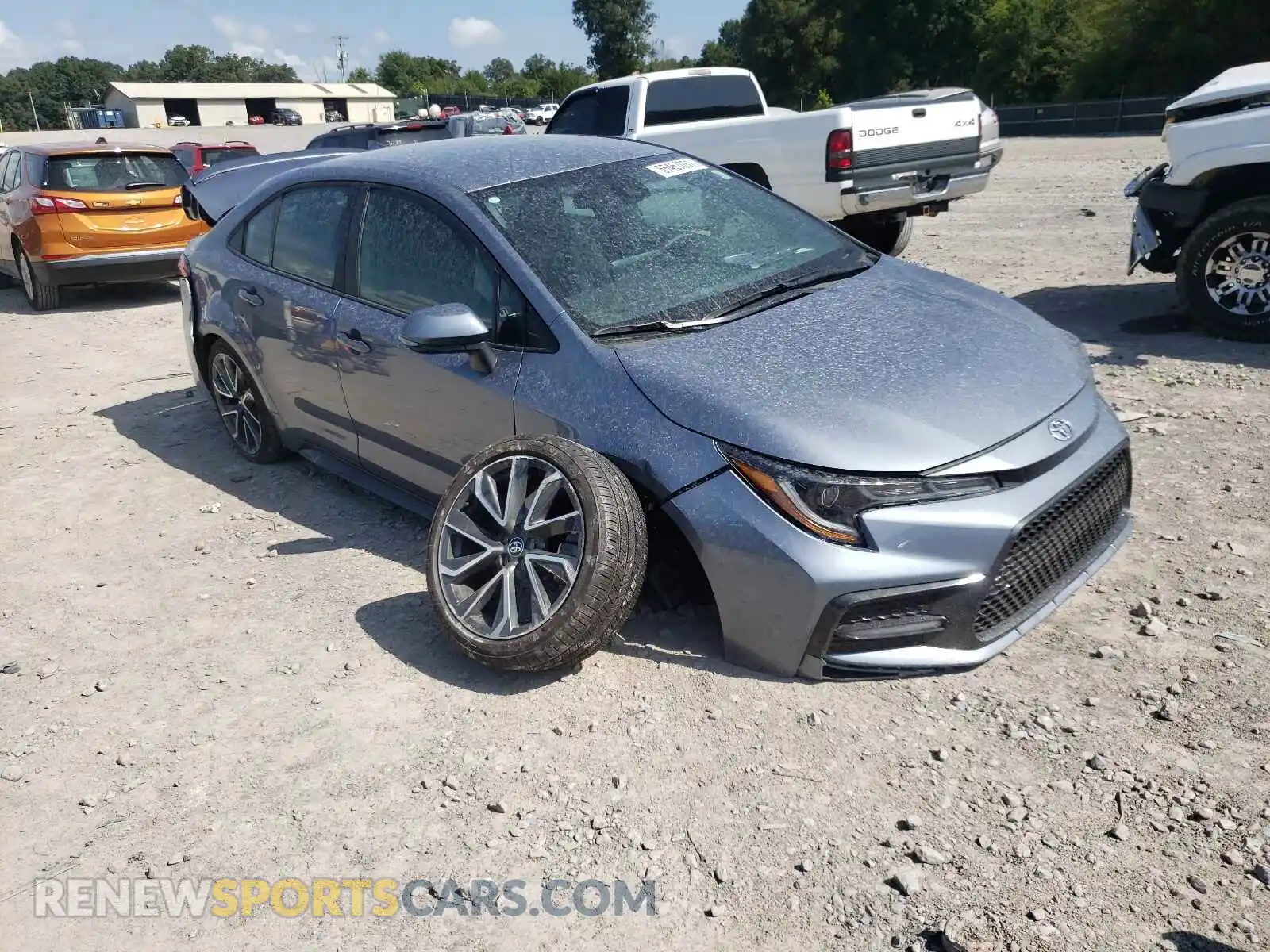 1 Photograph of a damaged car 5YFS4MCE8MP092594 TOYOTA COROLLA 2021